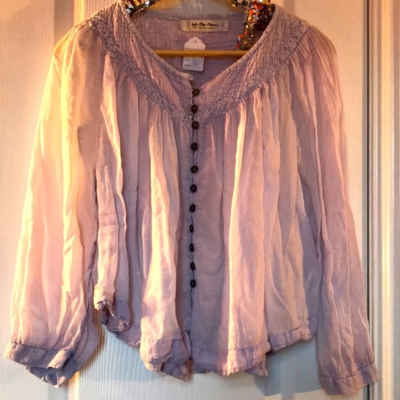 We the Free people top shirt purple xs 0 2 - Picture 1 of 4